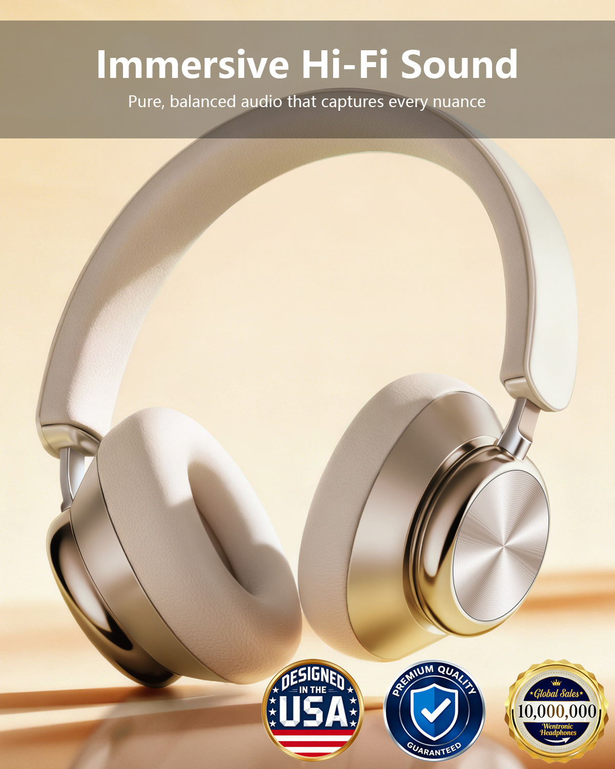 Wentronic™Y03 Wireless Noise Canceling Headphones