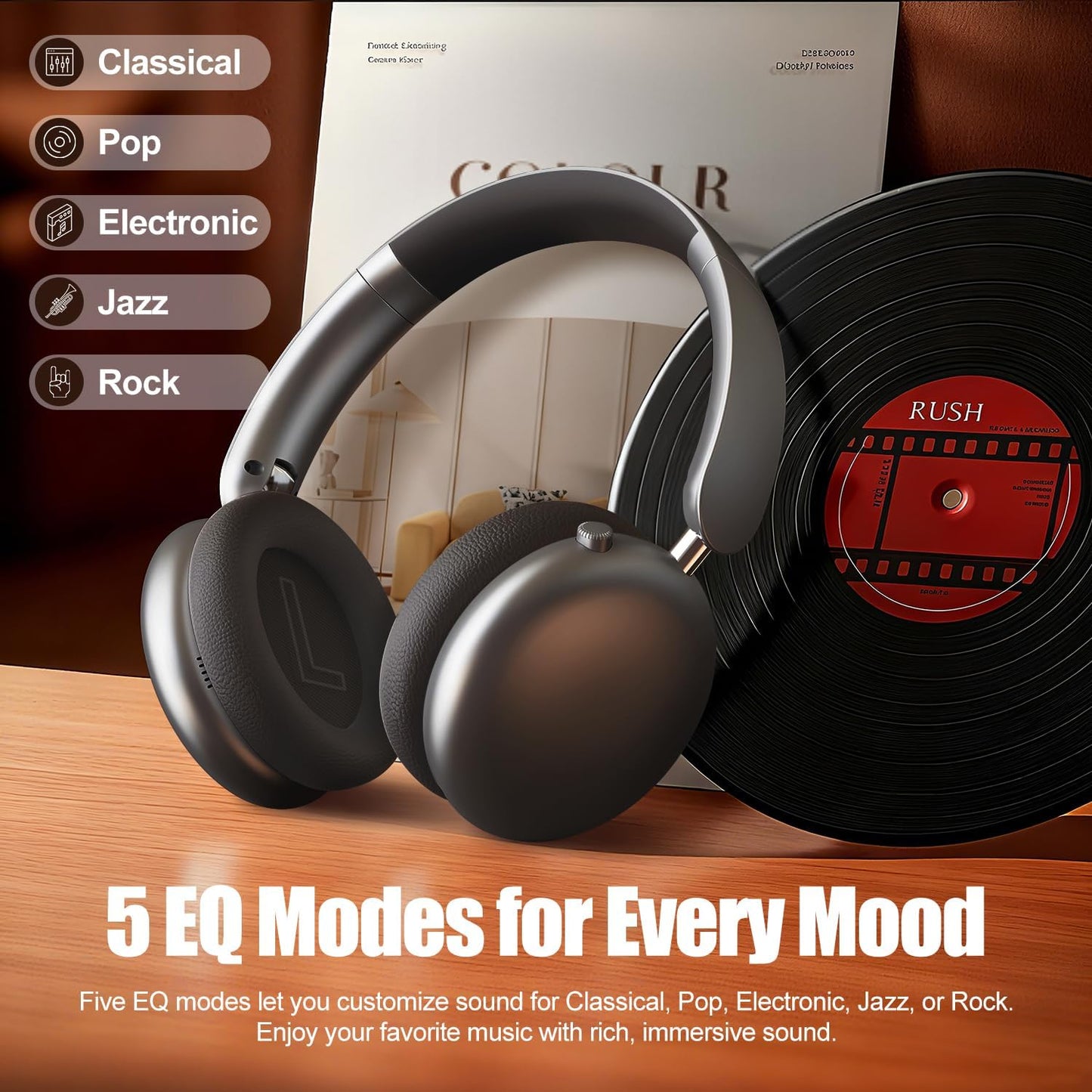Wentronic™Y06 Wireless Noise Canceling Headphones